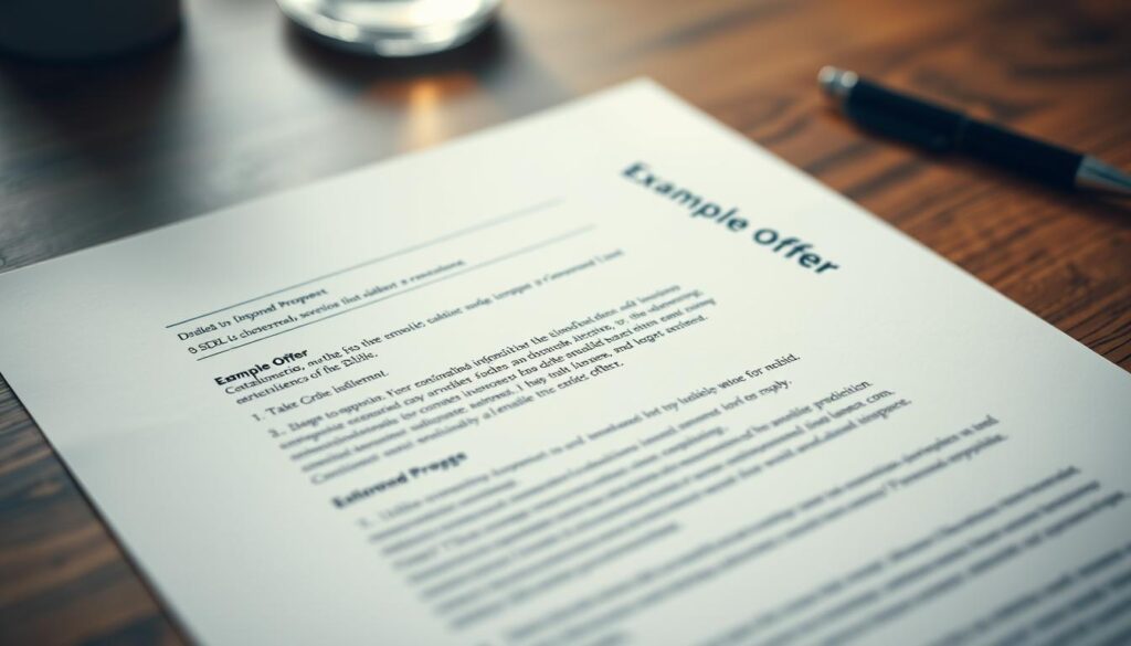 Professionelle Angebotsformulierung Beispiel Professionelle Angebotsformulierung Beispiel